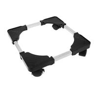 ORFOFE Support Multifonctionnel pour Pots De Fleurs Support À roulettes Soucoupe À roulettes pour Pots De Fleurs Noir