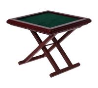 ORFOFE Table de Mahjong Miniature en Bois Accessoire Décoratif pour Maison de Poupée Ensemble de Jeu Compact et Réaliste Mobilier Miniature pour Collectionneurs Décor de Mahjong