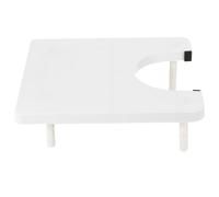 ORFOFE Table extension de couture portable en plastique blanc avec installation rapide, accessoire pour machine à coudre pour travaux de dressmaking