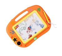 ORFOFE Tableau à Dessin Magnétique Coloré pour Garçon et Filles Ardoise Éducative en Plastique Orange Créatif pour Peindre Dessiner et Écrire Développement Coordination Œil-Main