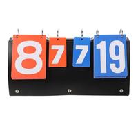 ORFOFE Tableau de Score pour Basketball et Soccer en PVC Facile à Utiliser et Sécurisé Multifonction Portable pour Matchs et Entraînements