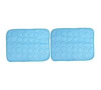 ORFOFE Tapis Rafraîchissant pour Animaux De Compagnie 2 Pièces Contrôle De La Température Tapis pour Chien Et Chat Robuste Facile À Nettoyer 40 X 30 Doux pour Les Peaux Foncées