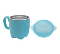 ORFOFE Tasse Garçon Fille Acier Inoxydable avec Couvercle Étanche et Poignée Gobelet Portable Motif Singe pour Garçon Fille et Anti-fuite Cadeau Naissance et Anniversaire