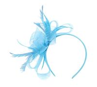 ORFOFE Tea Party Fascinator Hat With Veil And Removable Hair Clip And Headband Lightweight Elegant Accessory For Womens Wedding Cocktail In Lake