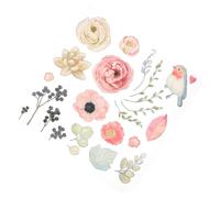 ORFOFE Thermocollants Fleurs et Oiseaux pour Vêtements Transferts Résistants à Eau Stickers Thermocollants DIY pour T Shirts Sacs et Chapeaux Faciles à Appliquer et Adaptés à Divers