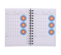 ORFOFE Tir des Suivi Abs Compacte et Organisation Précis Sessions Carnet Score l'arc Spiralé Coque Plastique à ou Arcs à Poulies en Compétition Entraînement