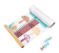 ORFOFE Toise Murale Garçon et Filles Verte Arbre de Noël Tableau des Tailles pour Mur Courbe de Croissance pour Chambre D’Garçon et Filles Décoration Murale de Salle de Jeux Règle