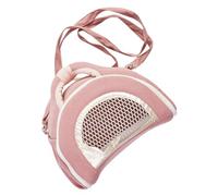 ORFOFE Transporteur Respirant pour Petits Animaux avec Fond Douillet Isolant Bandoulière Portable pour Hamster Rat et Sugar Glider Confortable et Sécurisé