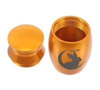 ORFOFE Urne Commémorative pour Cendres de Lapin Inoxydable Urne Funéraire Légère avec Couvercle Sécurisé Finition Élégante pour Souvenirs Durables Animaux de Compagnie