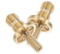 ORFOFE Vis de Fixation en Laiton 3/4 pour Queue de Billard 2 Pièces Accessoires pour Joints de Queues de Billard Visserie de Précision Compatible Poignées Allongées Usage Club et