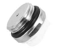 ORFOFE Vis de Purge d'Air en Laiton 1/2 pour Radiateur Valve de Purge de Sécurité Métallique Accessoire de Radiateur pour Chauffage Central Évacuation d'Air et Solide