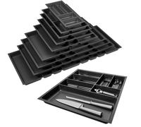 ORGA-BOX 2 Range-couverts Profondeur : 461 x Largeur : 509 mm anthracite avec structure Canvas