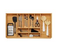 ORGA-BOX 3 Range-couverts en BAMBOU pour 90 cm (473 x 797 mm) avec 10 compartiments bois Nobilia / Noblessa à partir d'août 2012