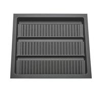 ORGA-BOX 9 Insert à épices, profondeur : 473 x largeur : 529 mm, anthracite avec structure en toile, pour tiroirs de 60 cm, par exemple dans les cuisines Nobilia à partir de janvier 2025.