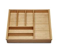 ORGA-BOX Chêne Range-couverts pour tiroir de 60 p. ex. Noblessa à partir de 2013 (473 x 497 mm) Organiseur de cuisine en bois avec 6 compartiments III