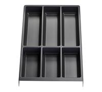 ORGA-BOX Range-couverts SEPARADO Individual gris ardoise grainé (300 x 474 x 51 mm) Range-tiroirs à partir d'une largeur d'armoire de 40 cm pour les couverts