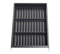 ORGA-BOX Rangement pour bocaux à épices SEPARADO Individual gris ardoise grainé (300 x 474 x 51 mm) largeur d'armoire de 40 cm pour bocaux à épices