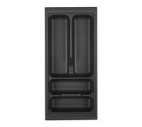 ORGA-BOX VIII Range-couverts 211 x 480 mm gris lave avec structure perlée pour armoires de 30 cm dans Häcker Cuisines Range-tiroirs