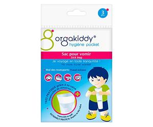 Orgakiddy Sac pour Vomir 3 Unités
