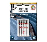 Organ Aiguilles # 100/16 universelles x 5 Aiguilles, Bleu|Blanc