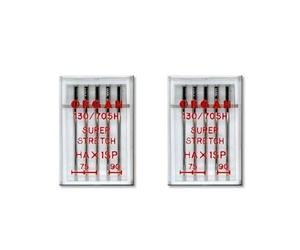 ORGAN Aiguilles universelles pour machine à coudre 130/705 H (stretch - assorties 75-90)