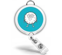 Organ Attack Creator Bobine de badge d'infirmière WBC | Cadeau d'immunologie | Enrouleur de badge mignon pour infirmières et médecins | Cadeau pour l'école, l'hôpital et les