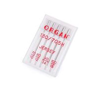 Organ Ensemble de 5 Aiguilles de Noix en Jersey pour Machines, Tailles 70-100