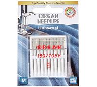 Organ Needle Aiguilles Universelles 10 Pièces, Argent
