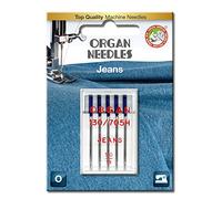 Organ Needles # 110/18 Jeans x 5 Aiguilles, Silber