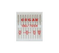 Organ Needles 5129000 Aiguilles pour Machine, argenté, 70/100 Größe