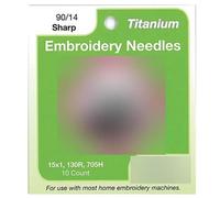 Organ Needles Aiguille en titane pour broderie d'orgue sz 14/90, métal