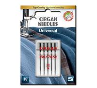 Organ Needles Lot de 5 Aiguilles universelles pour Orgue # 90/14, Argent