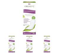 Organ(y) c - Protège-slips pour une faiblesse des bulles extra fine en 100% coton bio certifié - 4 paquet de 24 pièces chacune