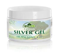 Organa Nano Silver Gel - Crème avancée pour la peau à l'argent colloïdal - Gel de soins des plaies et de premiers secours - Pommade topique apaisante pour les brûlures, les brûlures de rasoir et les