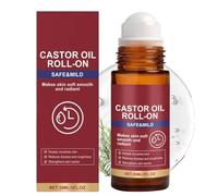 Organic Castor Oil Roll On,Cold Pressed Moisturizing Oil for Brows,Lashes,Face,Hairline,Dry Skin,Deep and Lasting Hydration,Non-greasy,Gentle and Effective,Castor Oils Skin Care for Men and Women (1)