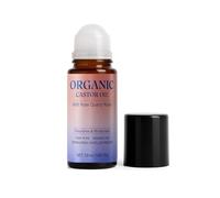 Organic Castor Oil Roll On for Face & Body with Rose Quartz Roller | Cold-Pressed, Deep Smooth & Lasting Hydration, Non-Greasy Facial Oil | For Under Eyes, Belly, Skin & Hair Care | 50ml (1)