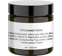 Organic Chickweed Salve 4oz,Chickweed Herbal Ointment Cream, Organic Herbal Salve,Herbal Ointment Cream,Nourish the skin (1 pcs)