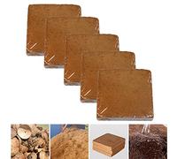 Organic Coconut Coir for Plants, Premium Coir Brick, Garden kit Compressed Coconut Brick, for Planting Vegetables Flowers (5Pcs)