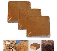 Organic Coconut Coir for Plants, Premium Coir Brick, Garden kit Compressed Coconut Brick, for Planting Vegetables Flowers (3Pcs)