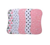 Organic Cotton Baby Burp Towel with Shoulder Pad Absorbent Spit Up Cloth for Newborns Portable Nursing Accessory Soft Cotton Infant Burp Cloths