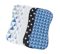 Organic Cotton Baby Burp Towel with Shoulder Pad Absorbent Spit Up Cloth for Newborns Portable Nursing Accessory Soft Cotton Infant Burp Cloths