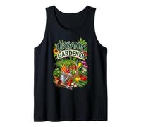 Organic Garden Chemise de Pouce Vert de Jardinier de Potager Débardeur