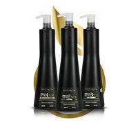 Organic Gold - Kit Lissage Brésilien Professionnel Intense pour Cheveux, 300ml