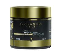 Organic Gold - Masque Capillaire Diamond 500g - Made in Brazil - Huile d’Argan, Beurre de Murumuru & Huiles Amazoniennes - Réparation Intense - Tous Types de Cheveux - Sans Sulfate