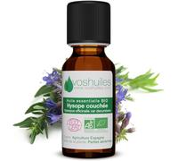Organic Hyssop Essential Oil 10 Ml-100% Pure And Natural-Ecocert Certified-Dropper Cap-Perfect For Aromatherapy And Diffusion