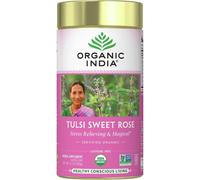 Organic India Loose Leaf Tulsi Sweet Rose Tea 100g