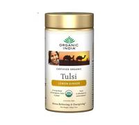 Organic India Tulsi Lemon Ginger Loose Leaf Tea Caffeine-Free 100g