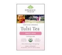 Organic India Tulsi sweet tea rose - 18 sachets de thé