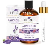 Organic Lavender Essential Oil 118ml-100% Pure & Natural-Soothing & Multi-Use-Ideal For Sleep,Diffusion,Massage,Wellness Gift