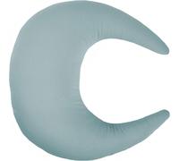 Organic Nursing Pillow-Bottle & Breastfeeding Pillow With Organic Cotton Cover & Fiberfill,Machine Washable,Newborn Essentials Must Haves (Slate)